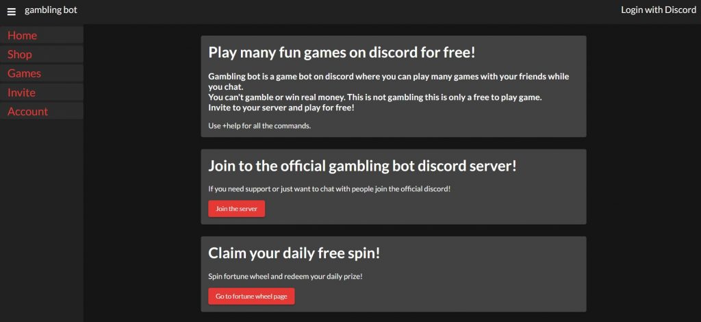 gambling bot discord