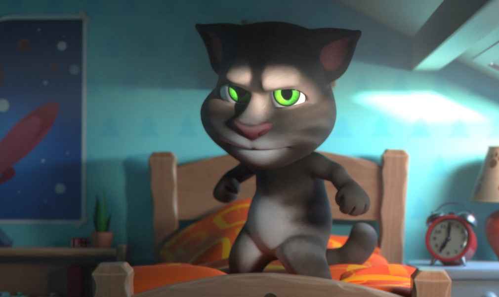 talking tom bubble shooter